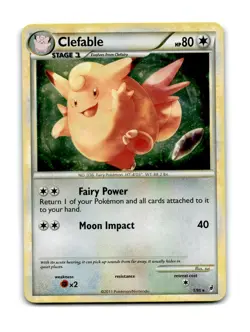 Clefable 1/95 Holo Rare Call of Legends Pokemon Cosmos Holo Near Mint ~03465 - Image 1