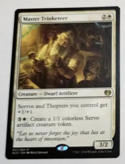 MTG Master Trinketeer 021 KLD Kaladesh Rare LP x1 - Image 1