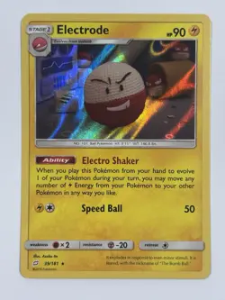 Pokemon TCG Electrode Pokemon Holo Rare Team Up ENG 39/181 NM/M 2019 - Image 4