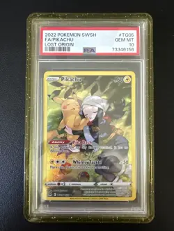 Pokemon Pikachu TG05 PSA10 Lost Origin 2022 Englisch ILLUSTRATION RARE - Image 1