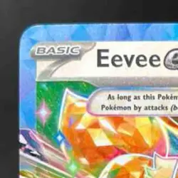 2025 Pokemon Prismatic Evolutions #075/131 Eevee ex - Image 3