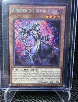 Yugioh! Aleister the Reminiscent 1st Edition Secret Rare CORI-EN015 NM - Image 1