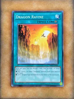 Yugioh Dragon Ravine SR02-EN026 Common 1st Ed NM - Image 1