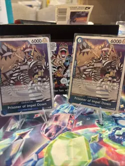 Prisoner of Impel Down OP16-042 The Time of Battle Foil One Piece TCG NM X2 - Image 1