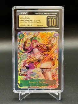 One Piece Jewelry Bonney OP12-118 2025 Legacy of the Master Alt CGC 10 Pristine - Image 1
