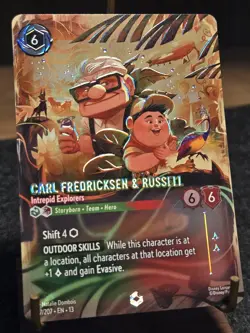 Disney Lorcana Carl Fredricksen & Russell Enchanted Attack Of The Vine! 237/207 - Image 1