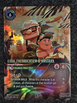 Disney Lorcana Carl Fredricksen & Russell Enchanted Attack Of The Vine! 237/207 - Image 2