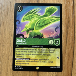 Diablo Devoted Herald 70/204 Disney Lorcana Ursula's Return Legendary NM - Image 1
