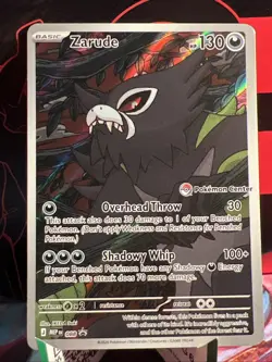 Zarude Pokemon Center Exclusive Promo Holo Pitch Black NM MEP 088 - Image 1