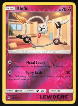 Klefki - 89/131 - Reverse Holo Uncommon - Forbidden Light - Pokemon Card - Image 1