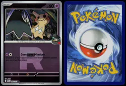 Team Rocket's Mimikyu 097/217 Ascended Heroes Pokemon Card Reverse Holo NM - Image 3
