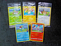 Pokemon Futsal On The Ball Football set, 5 Promo cards all Sealed BIN - Image 1