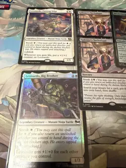 Magic The Gathering Teenage Mutant Ninja Turtles 60 Card Bulk Lot - Image 4