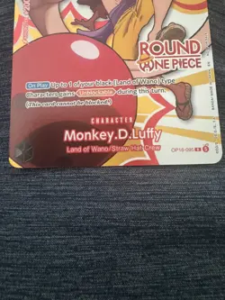 Monkey D. Luffy - One Piece x Round 1 Promo Card - OP16-095 - ENGLISH - NM/MT - Image 4