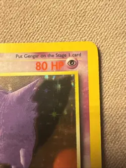 Gengar 5/62 Holo Fossil Holo Rare Unlimited 1999 Vintage Pokemon TCG 5/62 Lp - Image 3