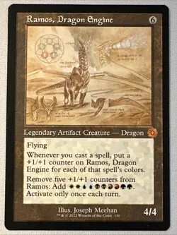 MTG / Ramos, Dragon Engine / BRR / #110 / Regular (Schematic) / Mythic / NM - Image 1