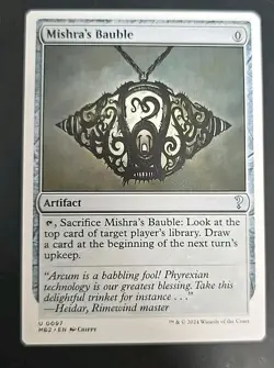 Mishra's Bauble (White Border) Mystery Booster 2 MTG Regular Near Mint - Image 1