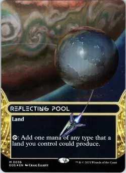 Reflecting Pool (0036) (Borderless) Edge of Eternities: Stellar Sights Foil NM - Image 1