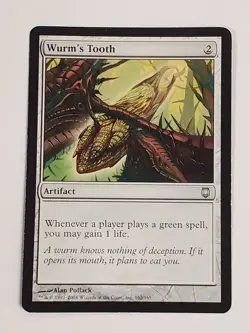 MTG Wurm's Tooth (Darksteel/Artifact/U) - BGM - Image 1