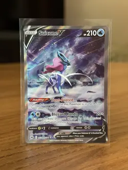 Suicune V GG38/GG70 SWSH Crown Zenith Galarian Gallery Pokemon - Image 1