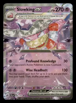 Slowking ex 086/193 Double Rare Paldea Evolved Pokemon Near Mint - Image 1