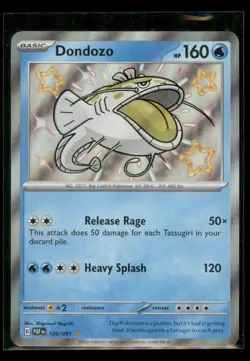 Dondozo 126/091 Shiny Rare Paldean Fates Pokemon Holo Near Mint - Image 1