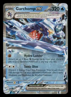 Garchomp ex 038/182 Double Rare Paradox Rift Pokemon Holo Near Mint - Image 1