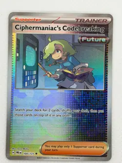 Ciphermaniac's Codebreaking (Poke Ball ) 104/131 Holo Prismatic Evolutions NM - Image 1