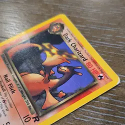 Pokemon Dark Charizard Team Rocket 21/82 Rare Unlimited Regular 80 HP Wizards - Image 2