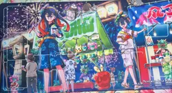 Pokemon Center Online Playmat 4 Set Carmine & Kieran Sleepy Pikachu Eevee Sonia - Image 2