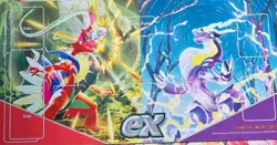 Pokemon Center Online Playmat 4 Set Carmine & Kieran Sleepy Pikachu Eevee Sonia - Image 4