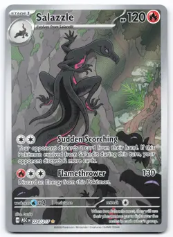 Salazzle 224/217 Near Mint Ascended Heroes Illustration Rare Pokemon - Image 1