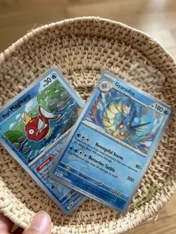 Pokemon TCG Destined Rivals Misty’s Magikarp 048/182 & Gyarados 049/182 1x Each - Image 1