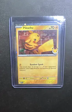 Pikachu - (Cosmo Holo) 051/162 Pokemon Day 2026 - Image 1