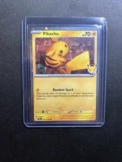Pikachu - (Cosmo Holo) 051/162 Pokemon Day 2026 - Image 2