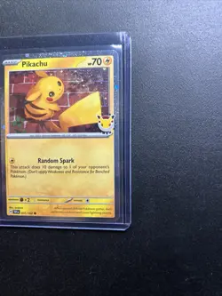 Pikachu - (Cosmo Holo) 051/162 Pokemon Day 2026 - Image 3