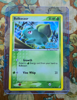 Pokemon TCG Bulbasaur 46/100 Crystal Guardians Stamped Holo - Image 1