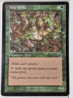 Vine Trellis - Mercadian Masques - Magic the Gathering MTG Nice! - Image 1