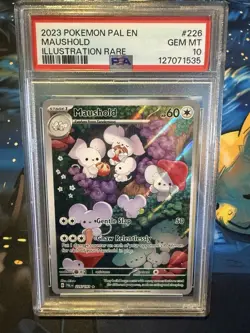 Pokemon Paldea Evolved Maushold IR Holo 226/193 PSA 10 low pop! #226 - Image 1