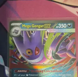 Pokemon TCG Mega Gengar Ex 056/094 Phantasmal Flames DR - Image 2