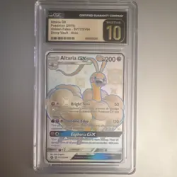 Altaria GX CGC Pristine 10 Holo SV77/SV94 Hidden Fates Shiny Vault 2019 - Image 1