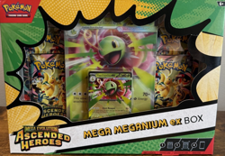 Pokemon TCG: Mega Evolution Ascended Heroes Mega Meganium ex Box Factory-Sealed - Image 2