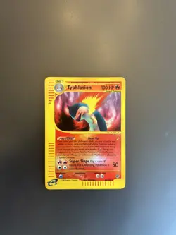 Pokemon Typhlosion 65/165 Expedition Base Set Reverse Holo Rare English 100 HP - Image 1