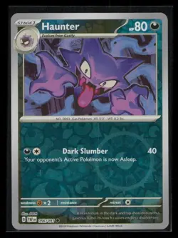 Haunter Paldean Fates 056/091 NM Pokemon TCG Reverse Holo DOM - Image 1