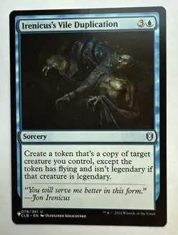 Irenicus's Vile Duplication The List Reprints Regular Magic MTG - Image 1