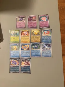 Lot of 13 Reverse Holo Pokemon All From The 151 Set (Including The Gengar!) NM - Image 2