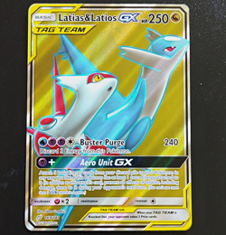 Pokemon TCG Latias & Latios GX 169/181 Team Up Ultra Rare Holo Full Art TAG - Image 1