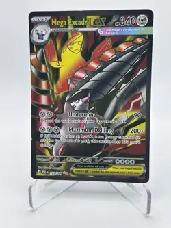 NM Pokemon Pitch Black Mega Excadrill ex 103/084 Ultra Rare Full Art Pack Fresh - Image 1