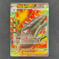 Mega Excadrill ex 103/084 - Full Art Ultra Rare - Pitch Black Pokemon TCG - NM/M - Image 1
