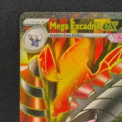 Mega Excadrill ex 103/084 - Full Art Ultra Rare - Pitch Black Pokemon TCG - NM/M - Image 2
